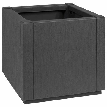 Vidaxl Vrtni lonček Antracit 36 x 36 x 35 cm Polipropilen