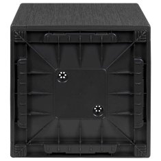 Vidaxl Vrtni Lonček v temno sivi barvi, 36 x 36 x 35 cm, iz PP