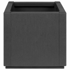 Vidaxl Vrtni Lonček v temno sivi barvi, 36 x 36 x 35 cm, iz PP