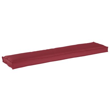 Vidaxl Blazina za palete Vinorodna rdeča 180 x 40 x 8 cm