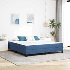 Vidaxl Žepna vzmetnica Modra Srednja 180x200x20 cm Tkanina