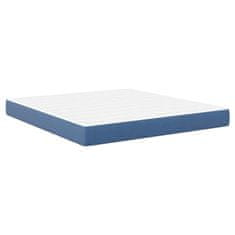 Vidaxl Žepna vzmetnica Modra Srednja 180x200x20 cm Tkanina