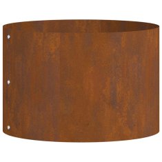 Vidaxl Vrtni lonci 5 kosov 30x30x20 cm corten jeklo