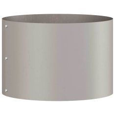 Vidaxl Vrtni lonci 5 kosov 30x30x20 cm corten jeklo