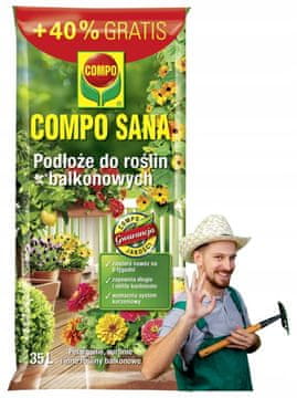 COMPO Univerzalni substrat za balkonske rastline 35 l