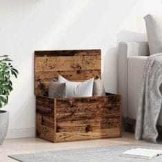 Vidaxl Shranjevalna škatla Star les 60 x 35 x 35 cm Konstruiran les
