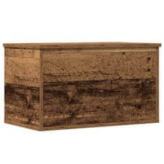 Vidaxl Shranjevalna škatla Star les 60 x 35 x 35 cm Konstruiran les