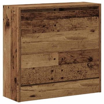 Vidaxl Omara za čevlje Star les 60 x 21 x 57 cm Konstruiran les