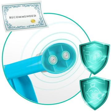 Ricokids 729200 prevleka za straniščno desko medvedek z lestvijo, modra