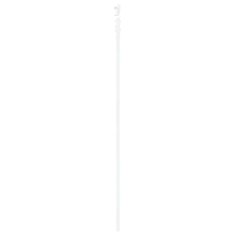 Vidaxl Drsna vrata Bela 78 x 232 cm Trd borov les in jeklo