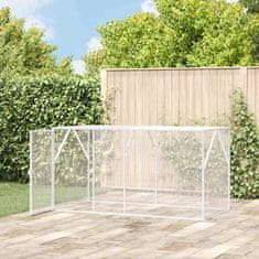 Vidaxl ptičja aviarija antracit 102 x 208 x 108 cm, jeklo
