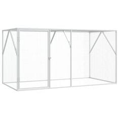 Vidaxl ptičja aviarija antracit 102 x 208 x 108 cm, jeklo