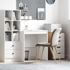Vidaxl Miza Bela 70 x 50 x 76 cm Konstruiran les