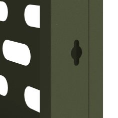 Vidaxl Prekrivalo za klimatsko napravo Olivno zelena 90 x 40 x 60 cm