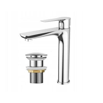 shumee Namizna armatura za umivalnik Raila s klik-klak zamaškom, krom