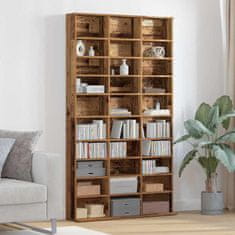 Vidaxl Omara za CD-je Star les 101 x 23 x 177.5 cm Konstruiran les