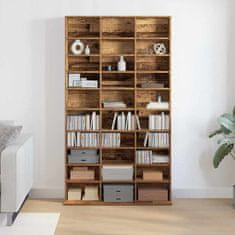 Vidaxl Omara za CD-je Star les 101 x 23 x 177.5 cm Konstruiran les