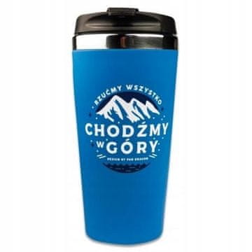 shumee Termo vrček Hobby Mountain 450 ml moder
