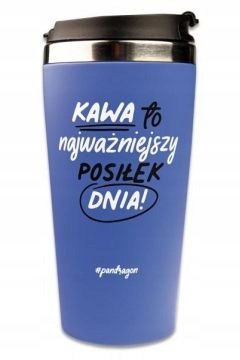shumee Termo vrček z napisom za kavo 450 ml