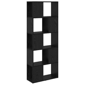 Vidaxl Komplet TV omaric Črna 60 x 24 x 156 cm Konstruiran les