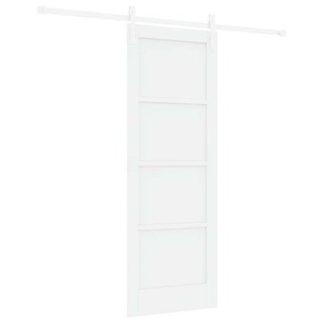 Vidaxl Drsna vrata Bela 73.5 x 198.5 cm