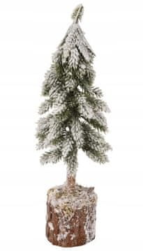 shumee Božično drevo s snežnim učinkom 26 cm Mini božično drevo na štoru