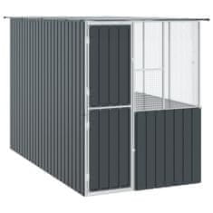 Vidaxl Ptičnik Antracit 154 x 307 x 200 cm Pocinkano jeklo