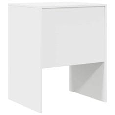Vidaxl Miza Bela 60 x 50 x 76 cm Konstruiran les