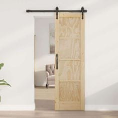 Vidaxl Notranja vrata ORKDAL Rjava 61 x 198.5 cm Vezani les
