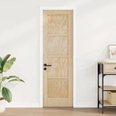 Vidaxl Notranja vrata ORKDAL Rjava 61 x 198.5 cm Vezani les