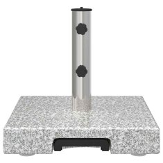 Vidaxl Podstavek za senčnik 29 kg Siva Granit Kvadrat