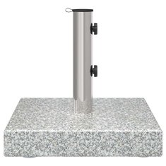 Vidaxl Podstavek za senčnik 29 kg Siva Granit Kvadrat