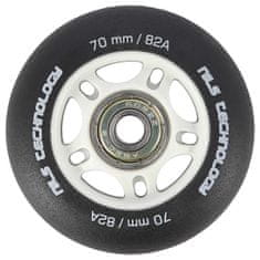 shumee PU 70x24 82A ČIERNA ROHOŽ (4 ks.) + ABEC-9 (8 ks.) SADA NILS EXTREME