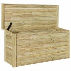 Vidaxl Shrambna škatla 44x119x57 cm Impregnirani les iz bora