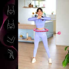 shumee OHA02 HULA HOP ROZA Z WEIGHT ONE FITNESS