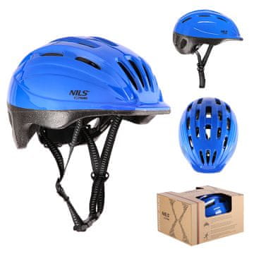 shumee MTV62J MODRA VELIKOST S (48-52 CM) ČELADA NILS EXTREME