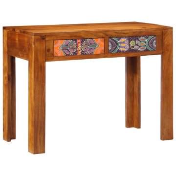 Vidaxl Pisalna miza Rjava 100 x 50 x 75 cm