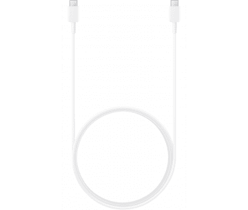 Samsung Podatkovni kabel EP-DX510JWE Super Fast Charge Type C na Type C 100W 5A 1,8m - bel (Bulk)