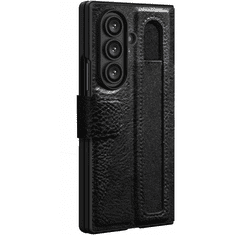 Nillkin Preklopna torbica AOGE z zaščito kamere za Samsung Galaxy Z Fold7 - črna