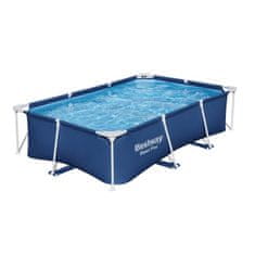 shumee Vrtni bazen z okvirjem 259x170x61 cm 15-v-1 komplet Bestway 56403N