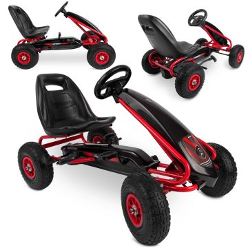 shumee Otroški pedalni gokart RK-590 rdeč
