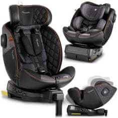 shumee Nukido Prestige Line avtosedež črne in sive barve 0-36 kg ISOFIX