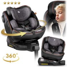 shumee Nukido Prestige Line avtosedež črne in sive barve 0-36 kg ISOFIX