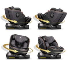 shumee Nukido Prestige Line avtosedež črne in sive barve 0-36 kg ISOFIX