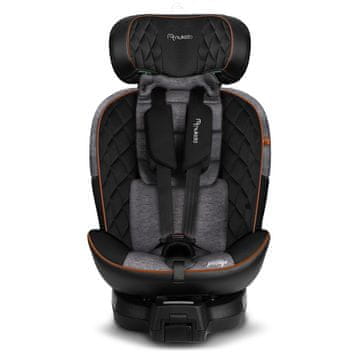 Nukido Črno-siv avtosedež Prestige Line 0-36 kg ISOFIX