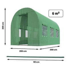 shumee Vrtni tunel 2x3m 6m2 Plonos
