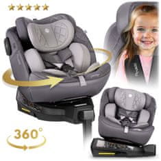 shumee Avtosedež Nukido Prestige Line siv 0-36 kg ISOFIX