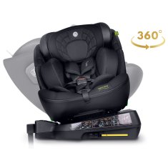 shumee Avtosedež Nukido Aero Line črne barve, 0–36 kg, ISOFIX