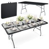 Zložljiva vrtna miza za catering 180 cm Plonos črna