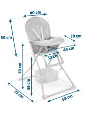 shumee Ricokids FANDO otroški stolček z mizico, zelen + brezplačna košara